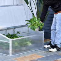 Frühbeet ALU Gewächshaus Frühbeetkasten 100x100cm