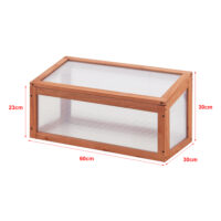 Frühbeet Laarbeek 60x30cm Kiefernholz