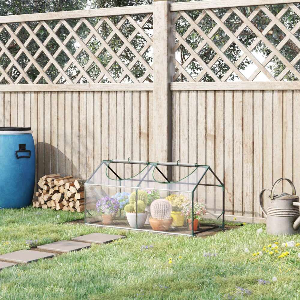 Frühbeet Gewächshaus 120x60x60cm