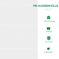 Frühbeet Gewächshaus 120x60x60cm