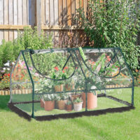 Frühbeet Gewächshaus Treibhaus Tomatenhaus 2 Fenster 120cm