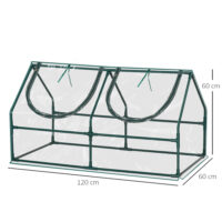 Frühbeet Gewächshaus Treibhaus Tomatenhaus 2 Fenster 120cm