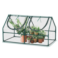 Frühbeet Gewächshaus Treibhaus Tomatenhaus 2 Fenster 120cm