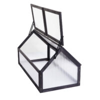 Frühbeet Pflanzbeet Gewächshaus FSC zertifiziert 108x57x54cm anthrazit