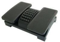 Fussstütze Fussablage für Bürostuhl mit Massage-Rollen höhenverstellbar