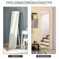 Ganzkörperspiegel Freistehend 156cm Standspiegel