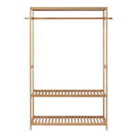 Garderobenständer 165x100x35cm Bambus