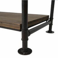 Garderobe HWC Echtholz 170x98x40cm