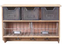 Garderobe Wandgarderobe Shabby Tanne Holz Vintage Patchwork