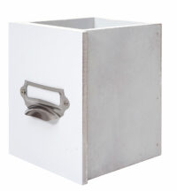 Garderobe Wandgarderobe mit 5 Schubladen Vintage weiss