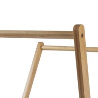 Klappbarer Garderobenständer Bambus 176x100x38cm