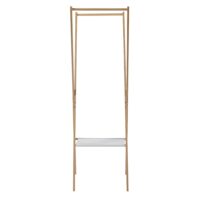 Klappbarer Garderobenständer Bambus 176x100x38cm