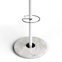 Garderobenständer Kleiderständer Marmor weiss