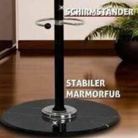 Garderobenständer Kleiderständer Marmorsockel
