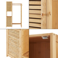 Garderobenständer Oldsum Bambus