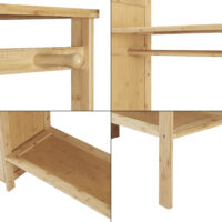 Garderobenständer Oldsum Bambus