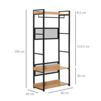 Garderobenständer Kleiderständer Standregal comforter 80cm