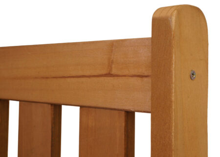 Gartenbank HWC-L68 mit Stauraum Outdoor Tanne Holz MVG 114cm braun