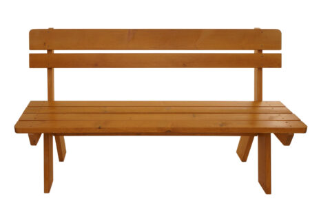 Gartenbank Holzbank Gastro-Qualität Massiv-Holz 148cm honig