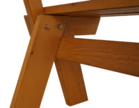 Gartenbank Holzbank Gastro-Qualität Massiv-Holz 148cm honig