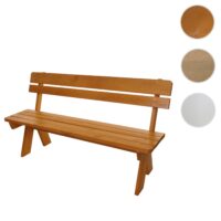 Gartenbank Holzbank Gastro-Qualität Massiv-Holz 148cm honig