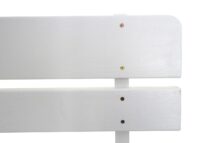 Gartenbank Holzbank Gastro-Qualität Massiv-Holz 148cm weiss