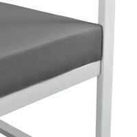 Gartenbank Lerum Weiss/Lichtgrau