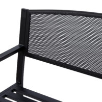 Gartenbank Metall 2-Sitzer Metallbank 127cm