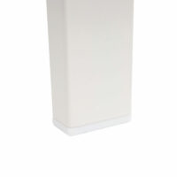 Gartenbank Metall 2 Sitzer weiss 127cm