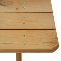 Gartenbank Oslo 148cm Gastroqualität massiv ~ honigbraun lackiert