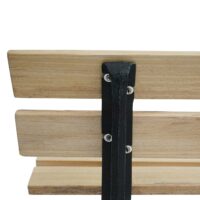 Gartenbank Profi Gusseisen 3 Sitzer 170cm natur - Holzstärke 3cm