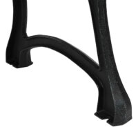 Gartenbank Profi Gusseisen 3 Sitzer 170cm natur - Holzstärke 3cm