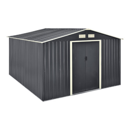 Gartenhaus 277x319x192cm Stahlblech mit Satteldach