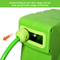 Gartenschlauch Schlauchtrommel 15m Automatik Schlauchaufroller