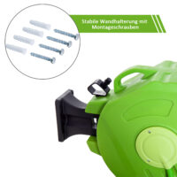 Gartenschlauch Schlauchtrommel 15m Automatik Schlauchaufroller