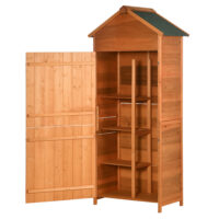 Gartenschrank 84x52x188cm Holz-Geräteschuppen