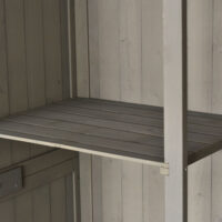 Gartenschrank Holz Geräteschrank Pultdach 127.5x50x164cm