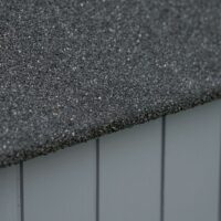 Gartenschrank Holz Geräteschuppen 129x51.5x180cm Gerätehaus