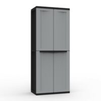 Gartenschrank Kunststoffschrank Geräteschrank 3 Böden