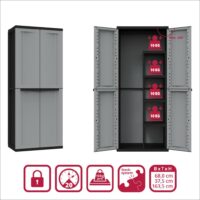 Gartenschrank Kunststoffschrank Geräteschrank Spind