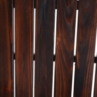 Gartenstuhl Adirondack Massivholz geflammt