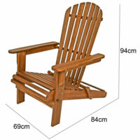 Gartenstuhl Adirondack aus Akazienholz