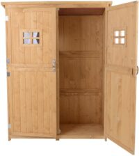 Gerätehaus Gartenhaus Geräteschuppen Holz 164cm