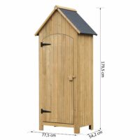 Gerätehaus Gartenhaus Geräteschuppen Holz 179cm