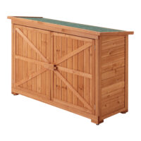 Geräteschrank Gartenhaus Kerteminde 88 x 128 x 50 cm Tannenholz