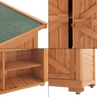 Geräteschrank Gartenhaus Kerteminde 88 x 128 x 50 cm Tannenholz