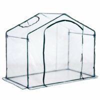 Gewächshaus Tomatenhaus Transparent 180x105x150cm