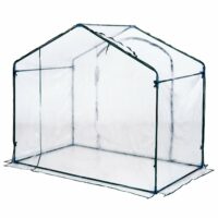 Gewächshaus Tomatenhaus Transparent 180x105x150cm