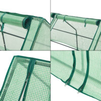 Mini Gewächshaus Nissewaard 180x90x90cm Gitternetz Grün