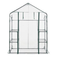 Gewächshaus Hoorn mit Ablagen 140x73x195cm